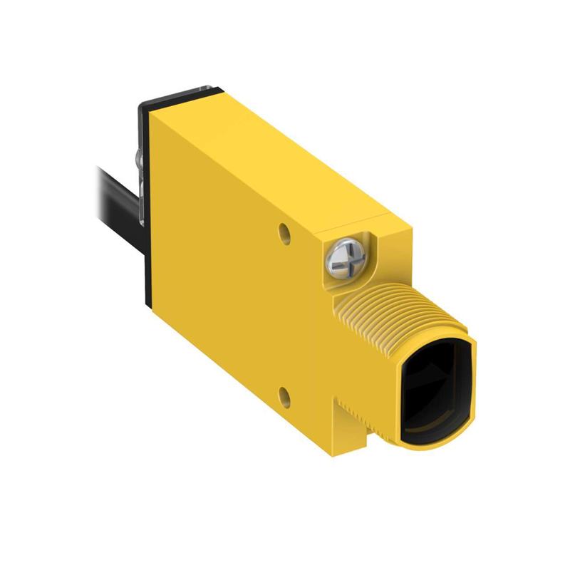 Image SMU315W - MINI-BEAM UNIVERSAL: Divergent Diffuse; Range: 130 mm; Input: 24-240 V ac or dc; Output: SPDT Electromechanical Relay; 2 m (6.5 ft) Cable