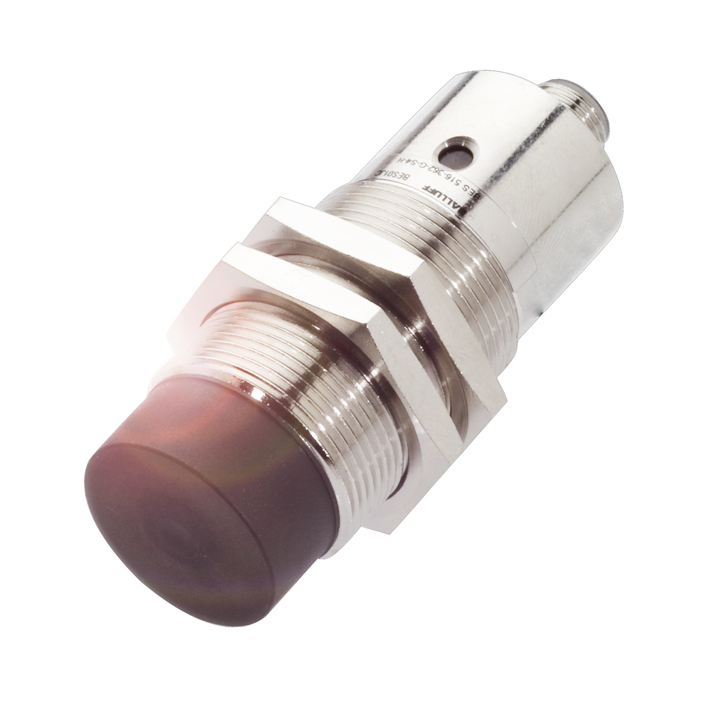 BES 516-362-G-S4-H Inductive sensor, Ø 30 x 83 mm, Connector, Normally open (NO), Rated operating distance Sn=30 mm, non-flush, Housing material=Brass