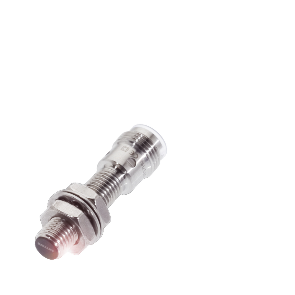BES M08EE-POC20B-S04G Inductive sensor, Ø 8 x 43 mm, Connector, Normally closed (NC), Rated operating distance Sn=2 mm, for flush mounting, Housing ma