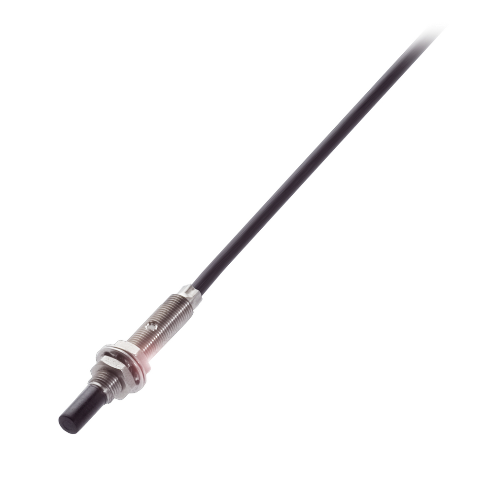 BES M05ED-PSC50F-EP02 Inductive sensor, Ø 5 x 35 mm, Cable, Normally open (NO), Rated operating distance Sn=5 mm, non-flush, Housing material=Stainles