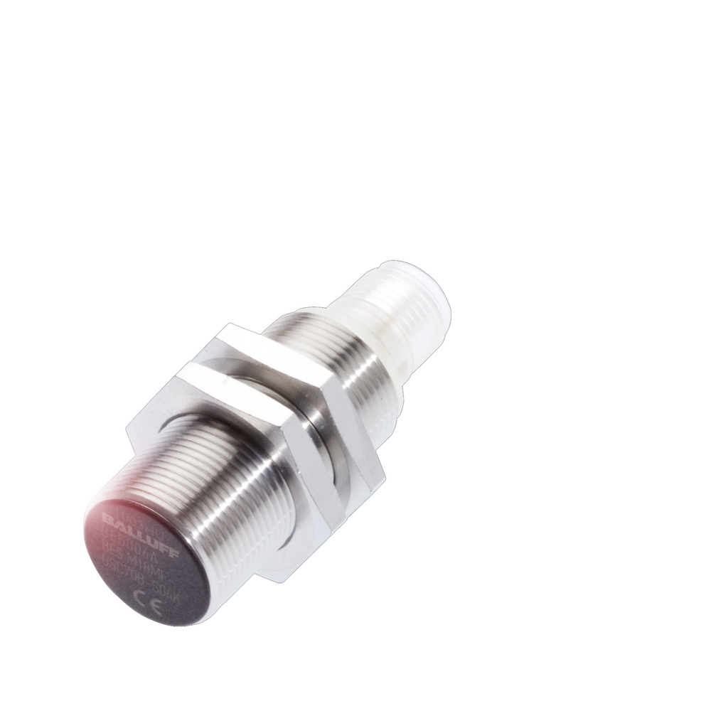 BES M18MF-GSC70B-S04K Inductive sensor, Ø 18 x 50 mm, Connector, Normally open (NO), Rated operating distance Sn=7 mm, for flush mounting, Housing mat