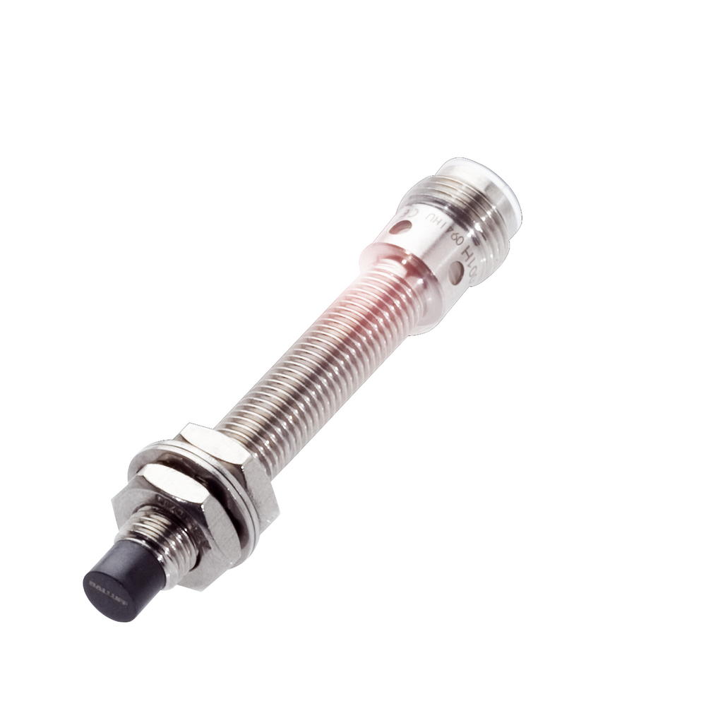BES M08EH-NSC40F-S04G Inductive sensor, Ø 8 x 63 mm, Connector, Normally open (NO), Rated operating distance Sn=4 mm, non-flush, Housing material=Stai
