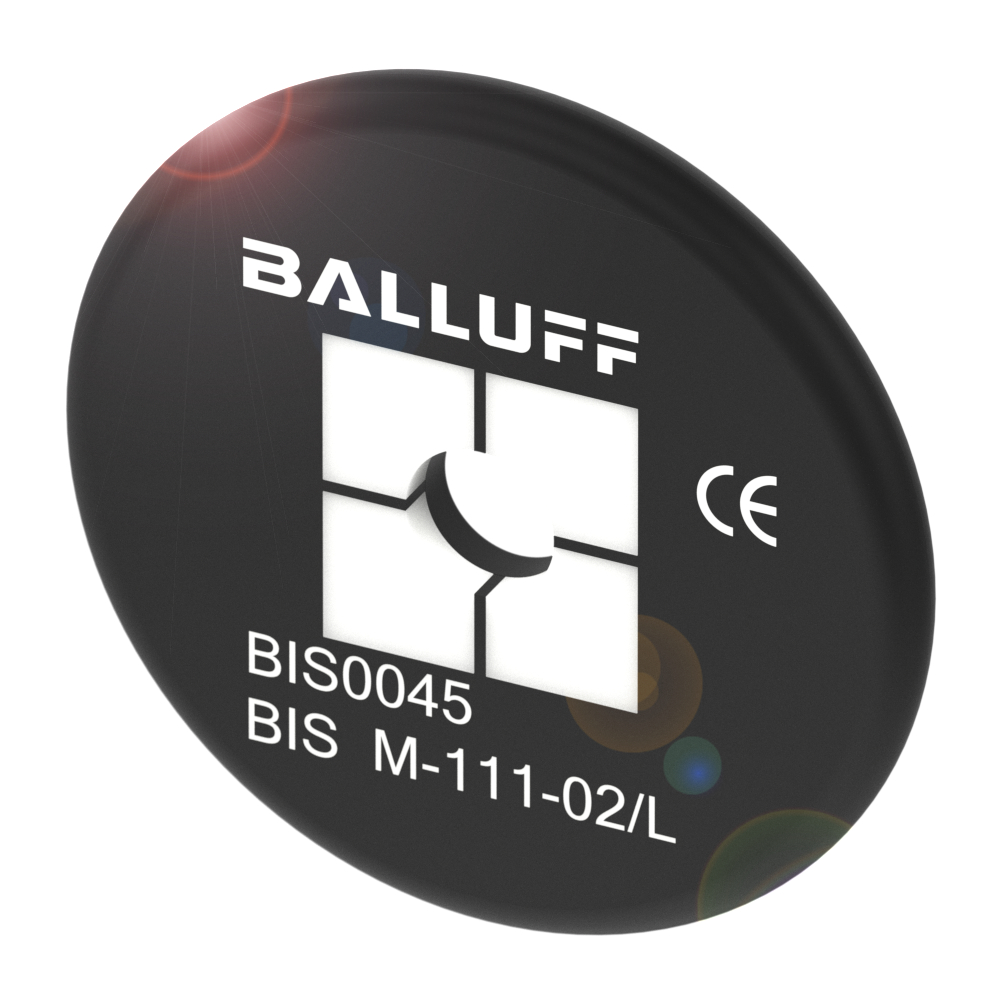 BIS M-111-02/L Data carrier, Antenna type=round, Diameter=30.00 mm, Height=2.80 mm, Housing material primary=PA,Installation=metal-free (clear zone),