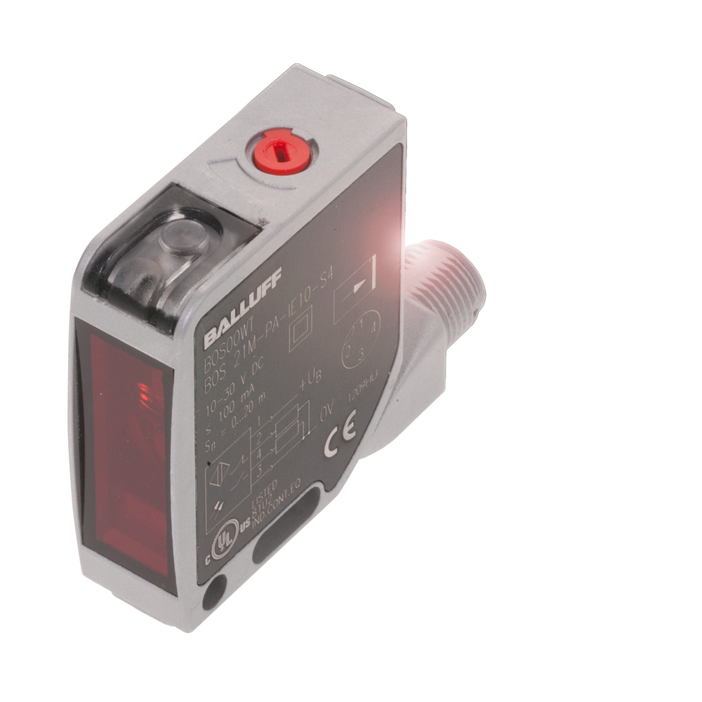 BOS 21M-PA-IE10-S4S Photoelectric sensor, Connection type=Connector, Switching output=PNP Normally c