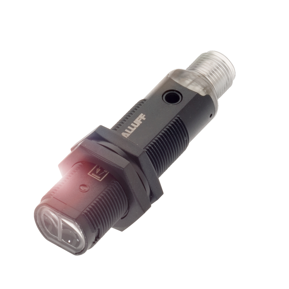 BOS 18KF-NA-1XA-S4-C Photoelectric sensor, Light emitter=LED, Connection type=Connector, Switching output=NPN Normally closed (NC);NPN Normally open (