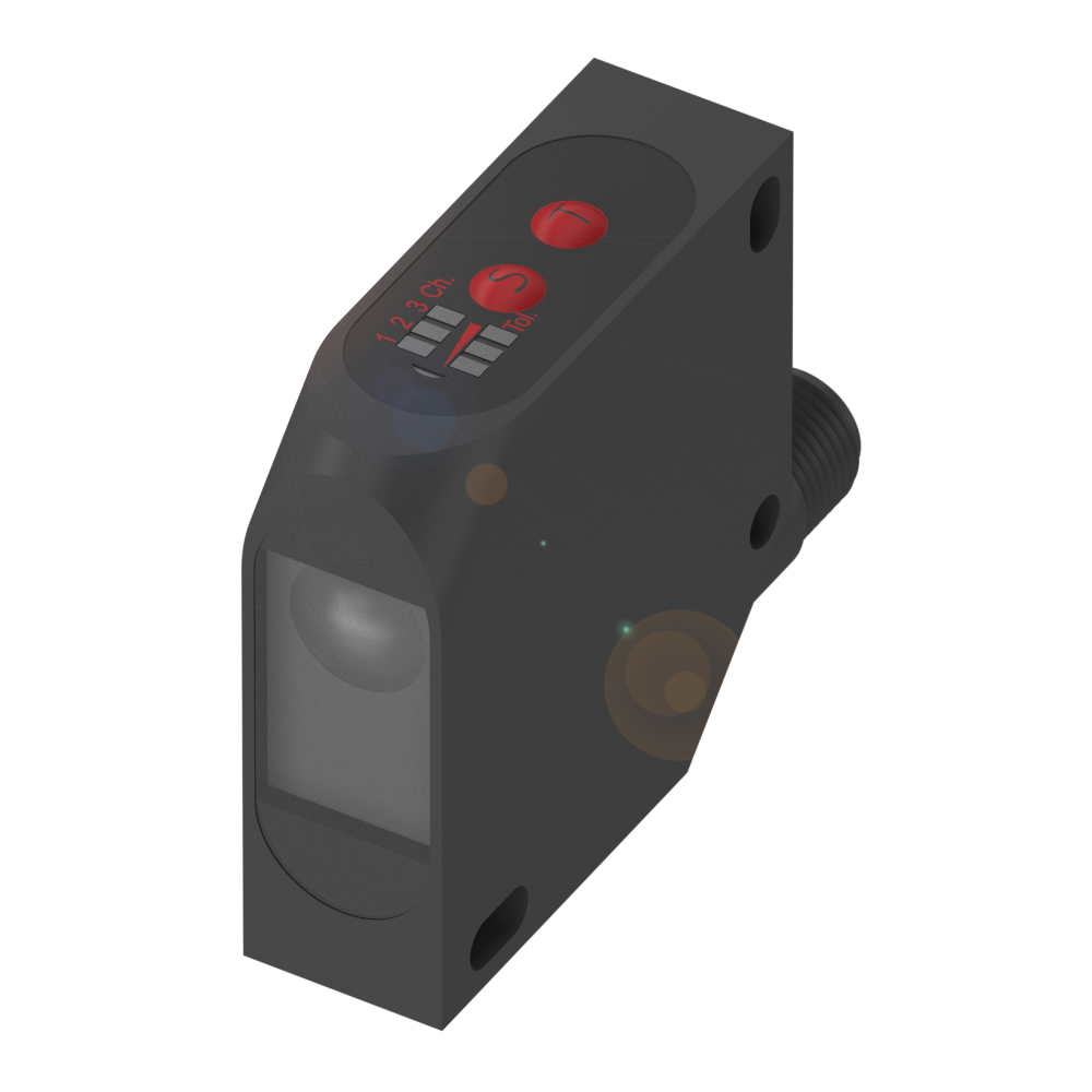 BFS 26K-PS-L01-S115 Color sensor, Connection type=Connector, Switching output=3x PNP Normally open (NO), Range max.=32 mm