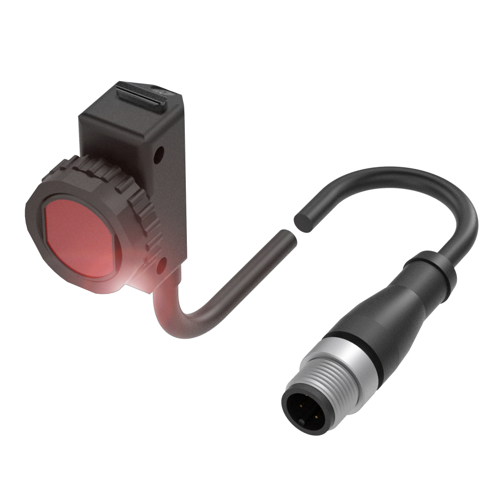 BOS 11K-PA-ID10-00,15-S4 Photoelectric sensor, Connection type=Cable with connector, Switching output=PNP Normally closed (NC);PNP Normally open (NO)