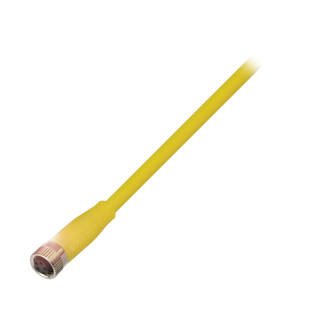 BCC M314-0000-10-003-EX44T2-050 Single-Ended Cordsets, Connector 01, style=M8x1, Cable jacket, mater