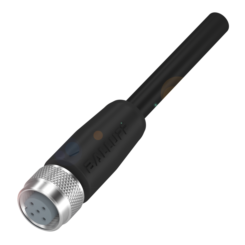 BCC M415-0000-1A-014-PS0434-050 Single-Ended Cordsets, Connector 01, style=M12x1, Cable jacket, material=PUR, Cable length L=5.00 m
