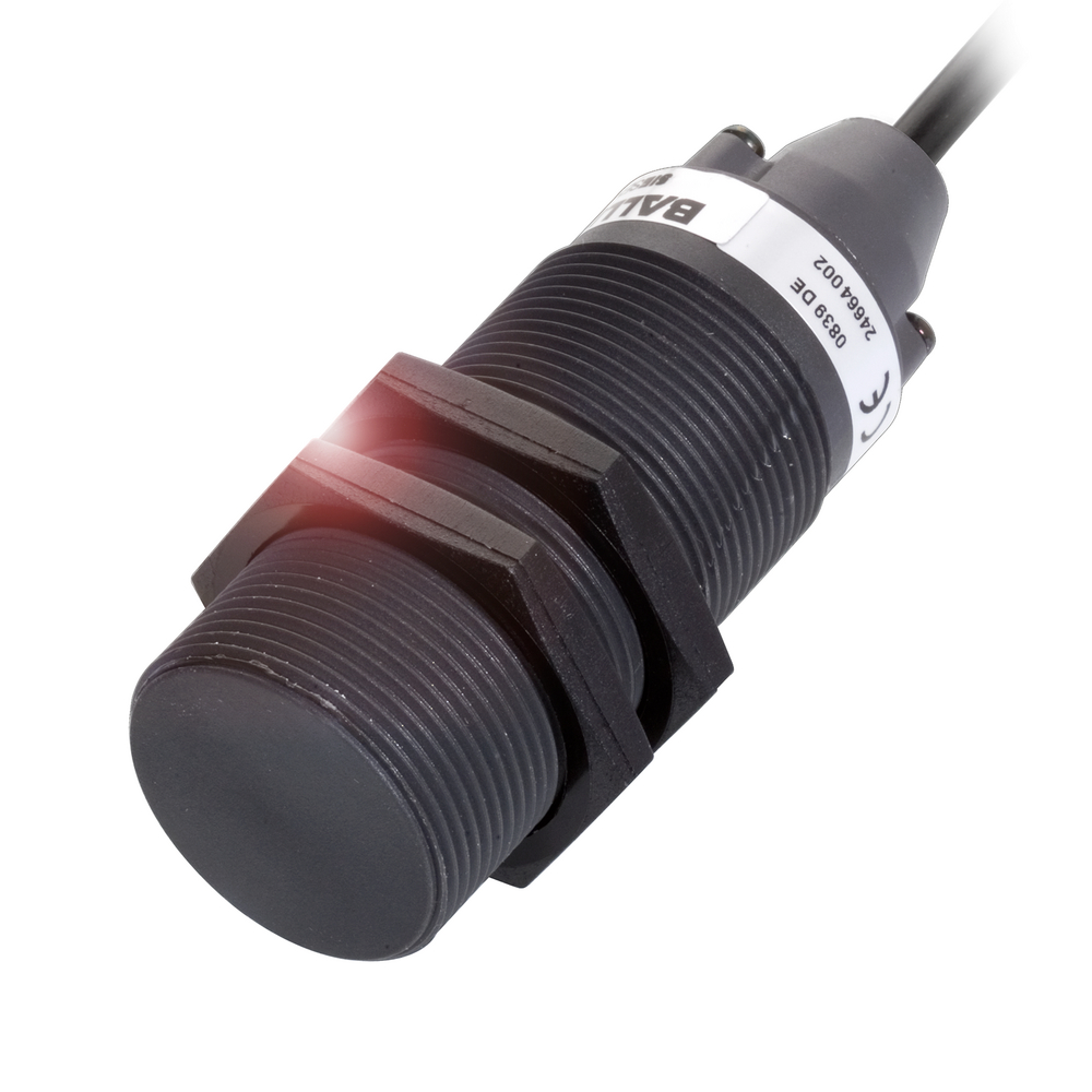 BCS M30BBM3-PPC20C-EP02 M30, Capacitive sensor, M30x1.5, Cable, NO/NC, PNP, 20 mm, for flush mountin