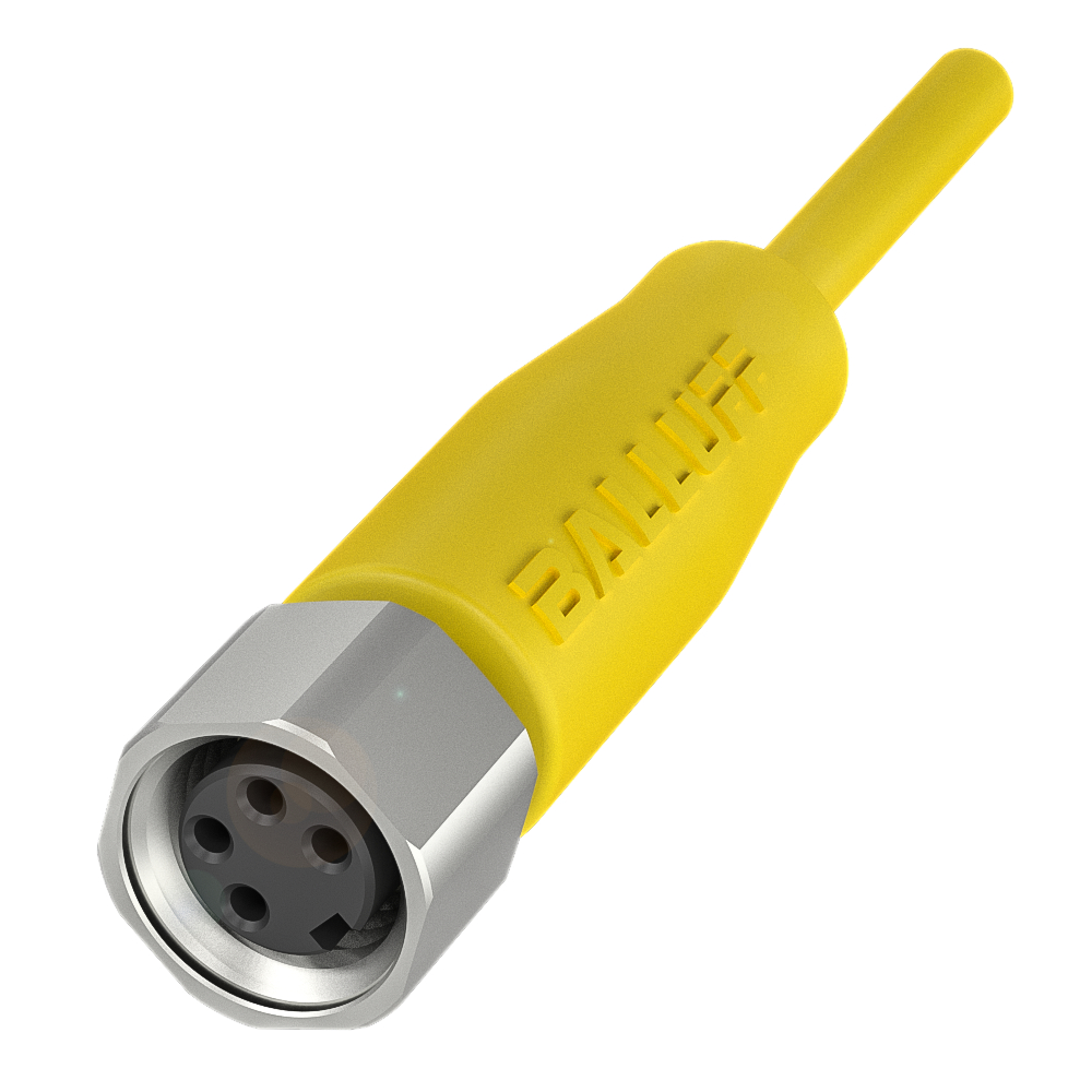 BCC S314-0000-10-003-VX44T2-050 Single-Ended Cordsets, Connector 01, style=M8x1, Cable jacket, material=PVC, Cable length L=5.00 m