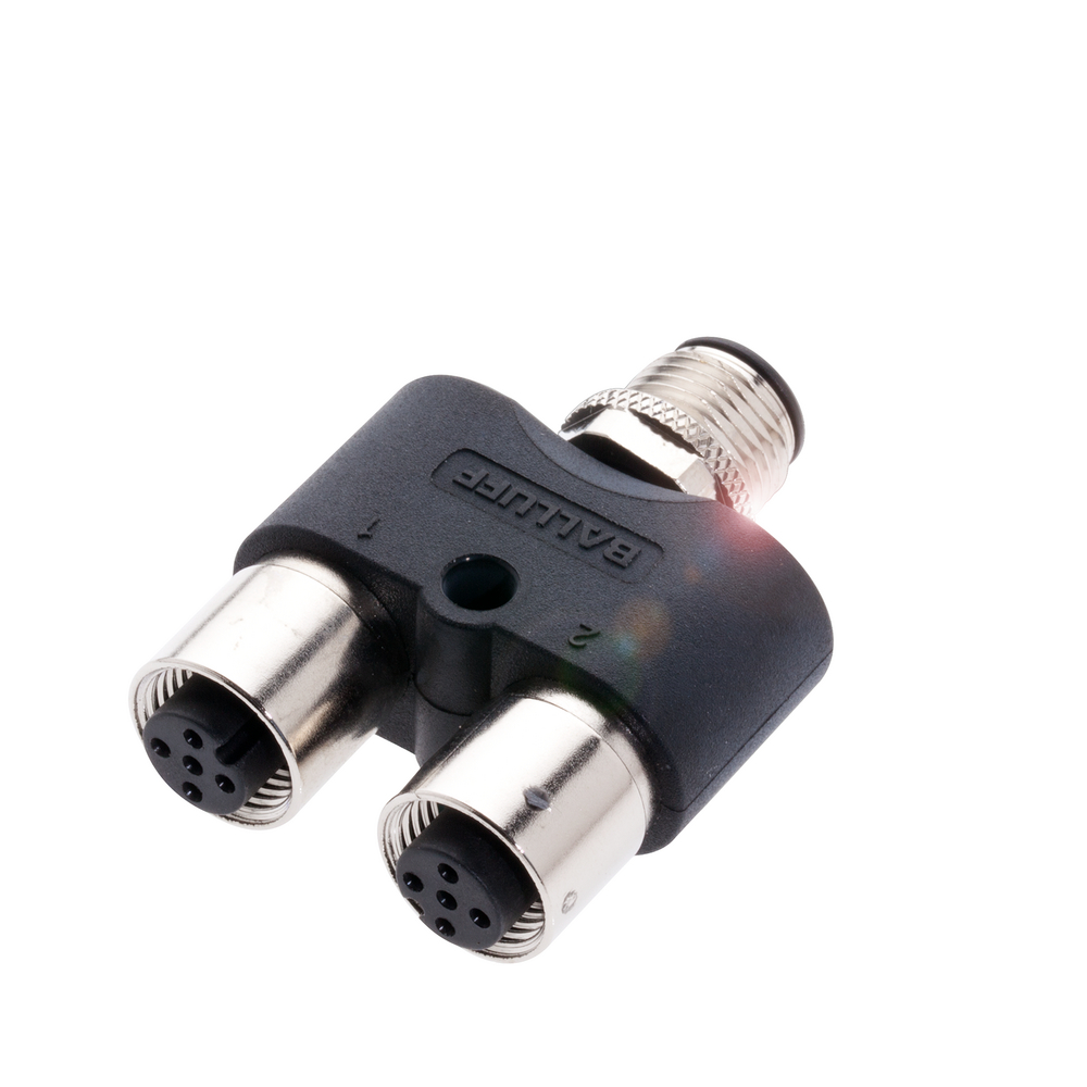 BCC M415-M415-M415-U0003-000 T-Splitters, Connector 01, style=M12x1, Connector 02, style=M12x1, Conn