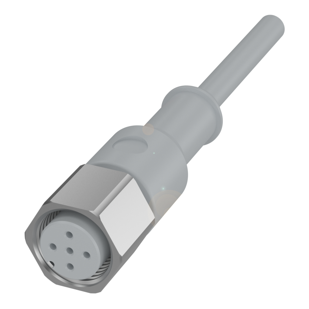 BCC S4B5-0000-1A-003-YX8434-050-C009 Single-Ended Cordsets, Connector 01, style=M12x1, Cable jacket,