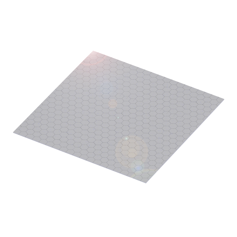 BOS R-50 Reflector BOS, Reflective foil, micro-pyramids, Sensing surface=100.0 cm², for retro-reflec