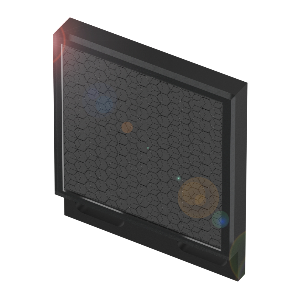 BOS R-9 Reflector BOS, Cube corner 4 mm, Sensing surface=22.6 cm², for retro-reflective sensor