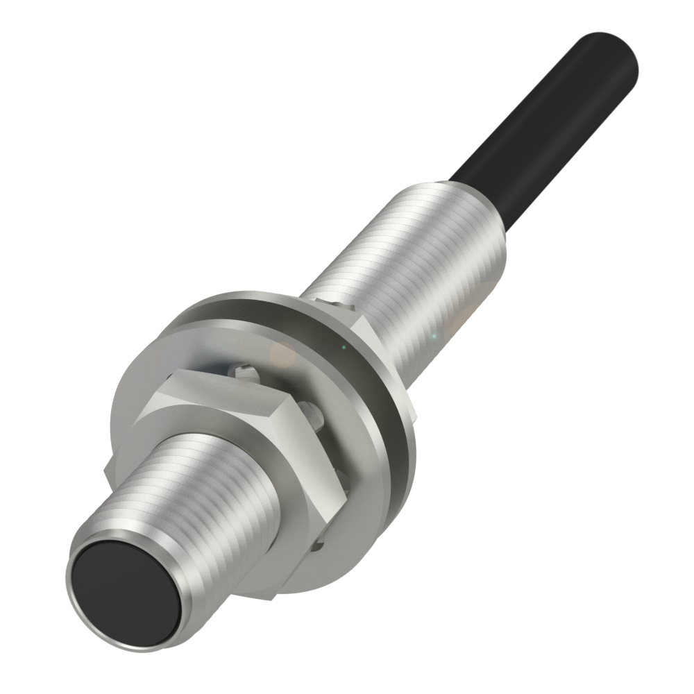 BES 516-3005-G-E4-C-PU-05 Inductive sensor, Ø 5 x 27 mm, Cable, Normally open (NO), Rated operating distance Sn=1.5 mm, for flush mounting, Housing ma