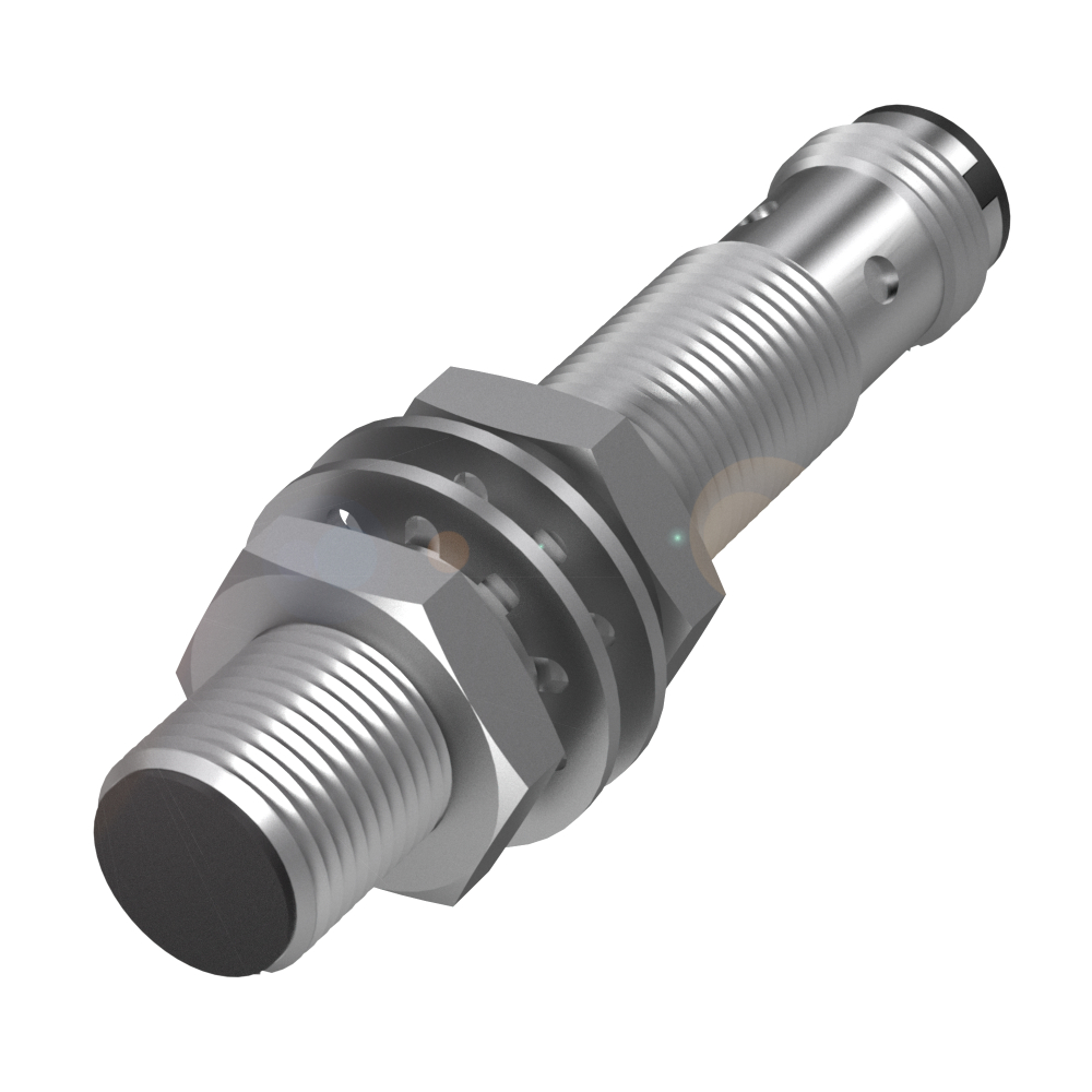BES M12MI-NSC40B-S04G Inductive sensor, Ø 12 x 65 mm, Connector, Normally open (NO), Rated operating distance Sn=4 mm, for flush mounting, Housing mat