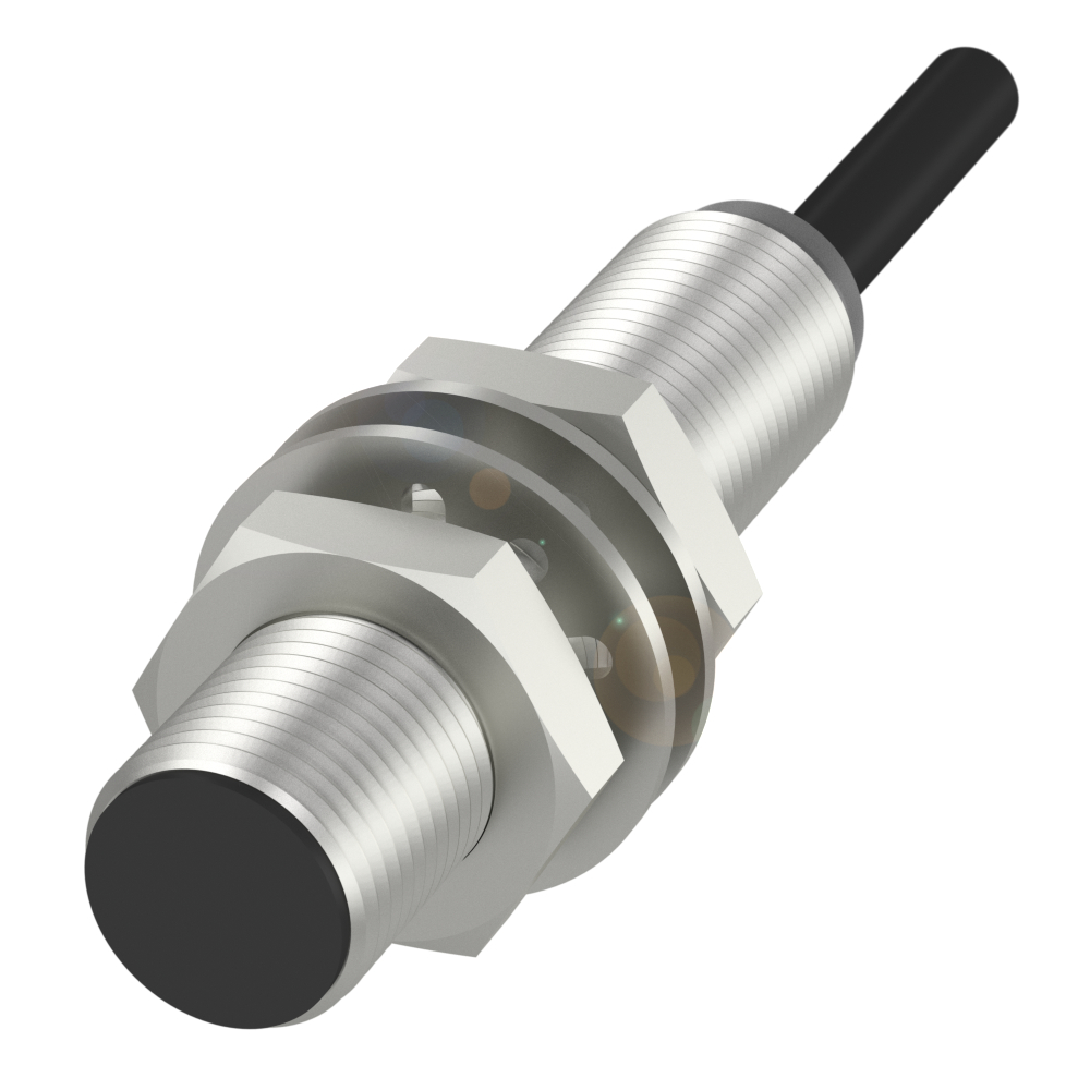 BES M12MI-POC20B-BP03 Inductive sensor, Ø 12 x 53 mm, Cable, Normally closed (NC), Rated operating distance Sn=2 mm, for flush mounting, Housing mater