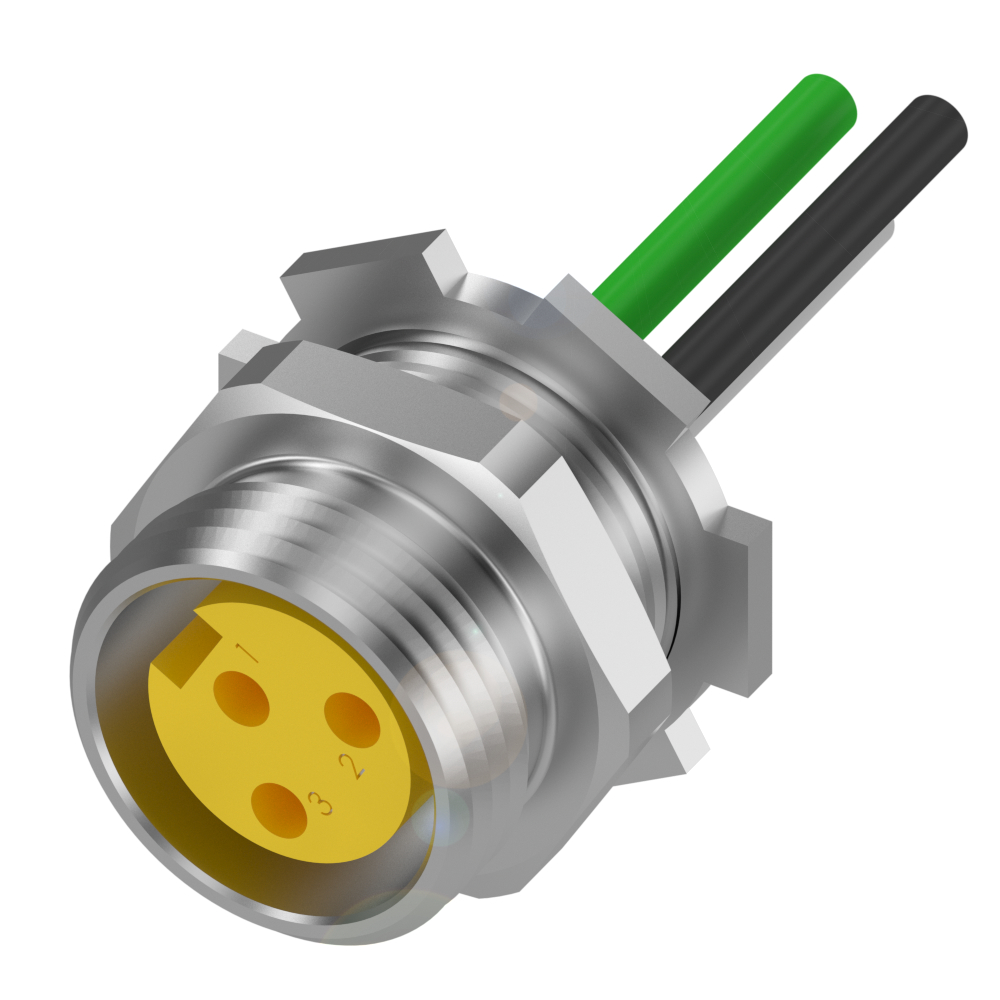 BCC A353-0000-10-RN057-006 Receptacles, Connector 01, style=7/8", Cable length L=0.60 m, Function indicator=no