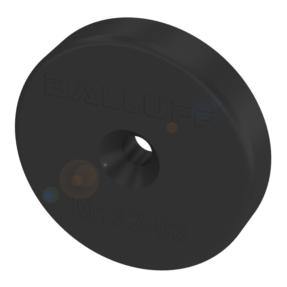 BIS M-132-03/L Data carrier, Antenna type=round, Diameter=24.90 mm, Height=4.80 mm, Housing material primary=ABS,Installation=metal-free (clear zone),