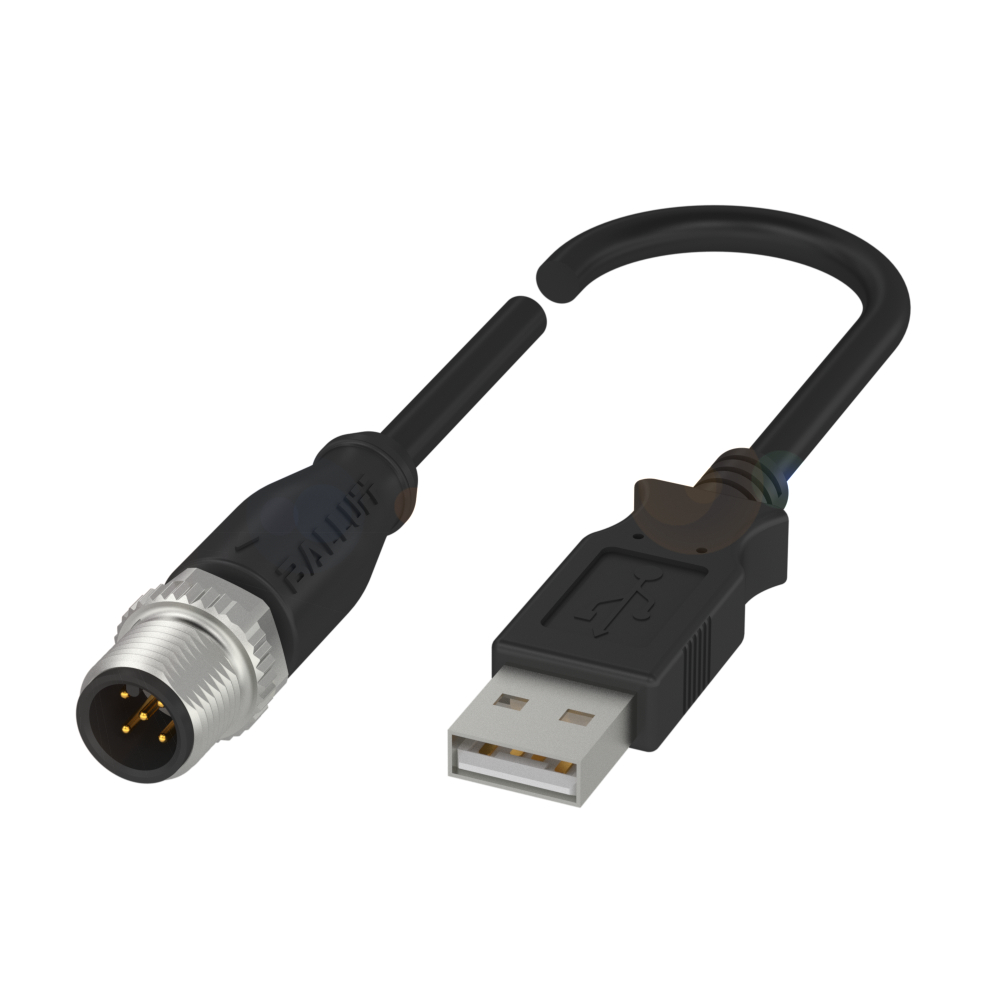 BCC M415-U024-8F-696-VX04T8-018 Double-Ended Cordsets, Connector 01, style=M12x1, Connector 02, styl