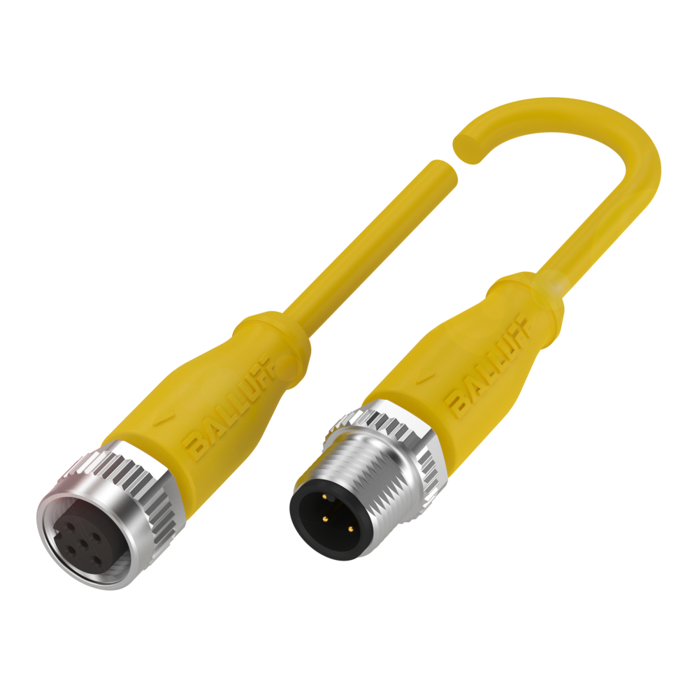 BCC M415-M414-3A-304-EX44T2-020 Double-Ended Cordsets, Connector 01, style=M12x1, Connector 02, style=M12x1, Cable jacket, material=TPE, Cable length