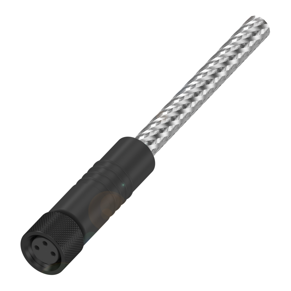 BCC W313-0000-10-001-MW8334-006 Single-Ended Cordsets, Connector 01, style=M8x1, Cable jacket, material=PUR, Cable length L=0.60 m