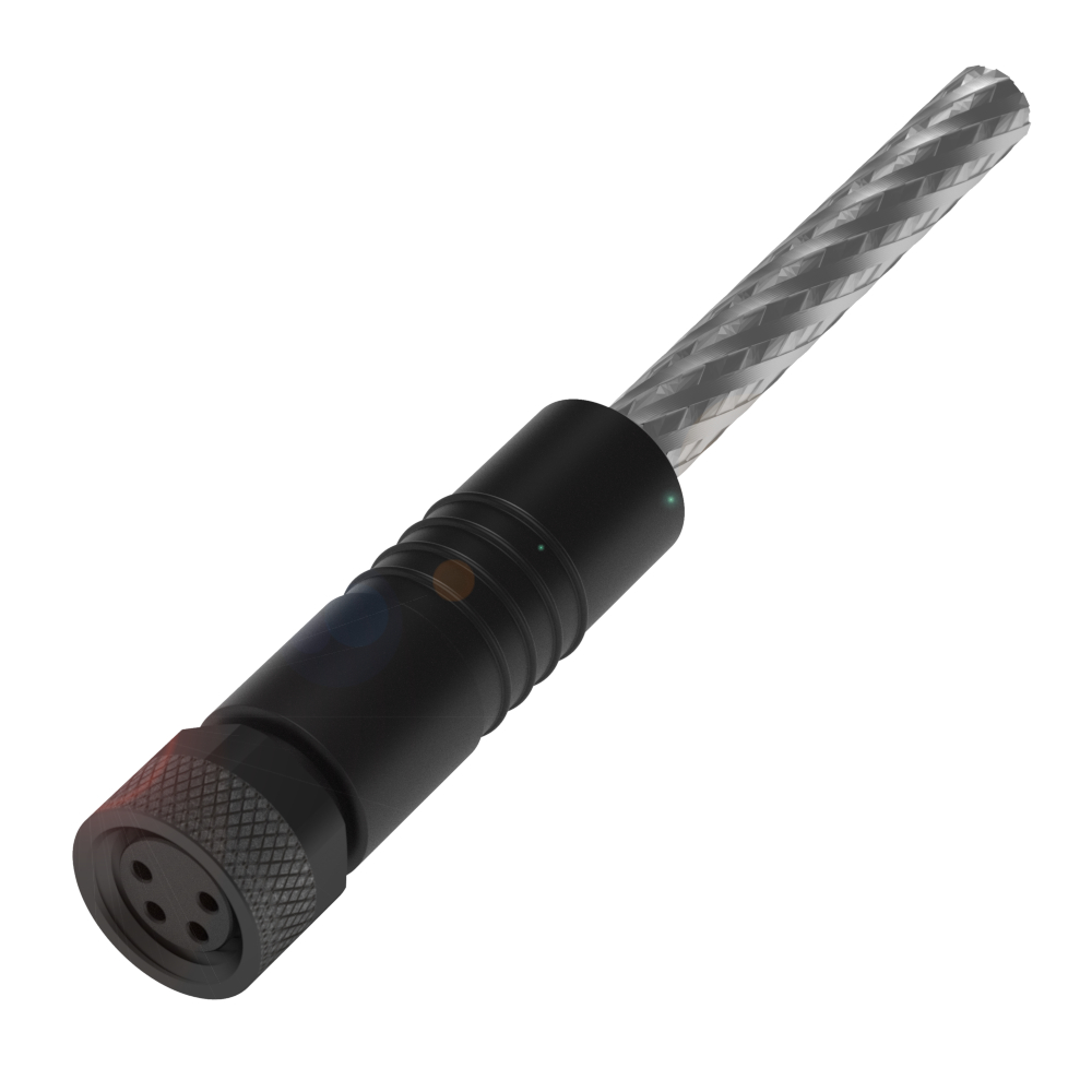 BCC W314-0000-10-003-MW8434-010 Single-Ended Cordsets, Connector 01, style=M8x1, Cable jacket, material=PUR, Cable length L=1.00 m