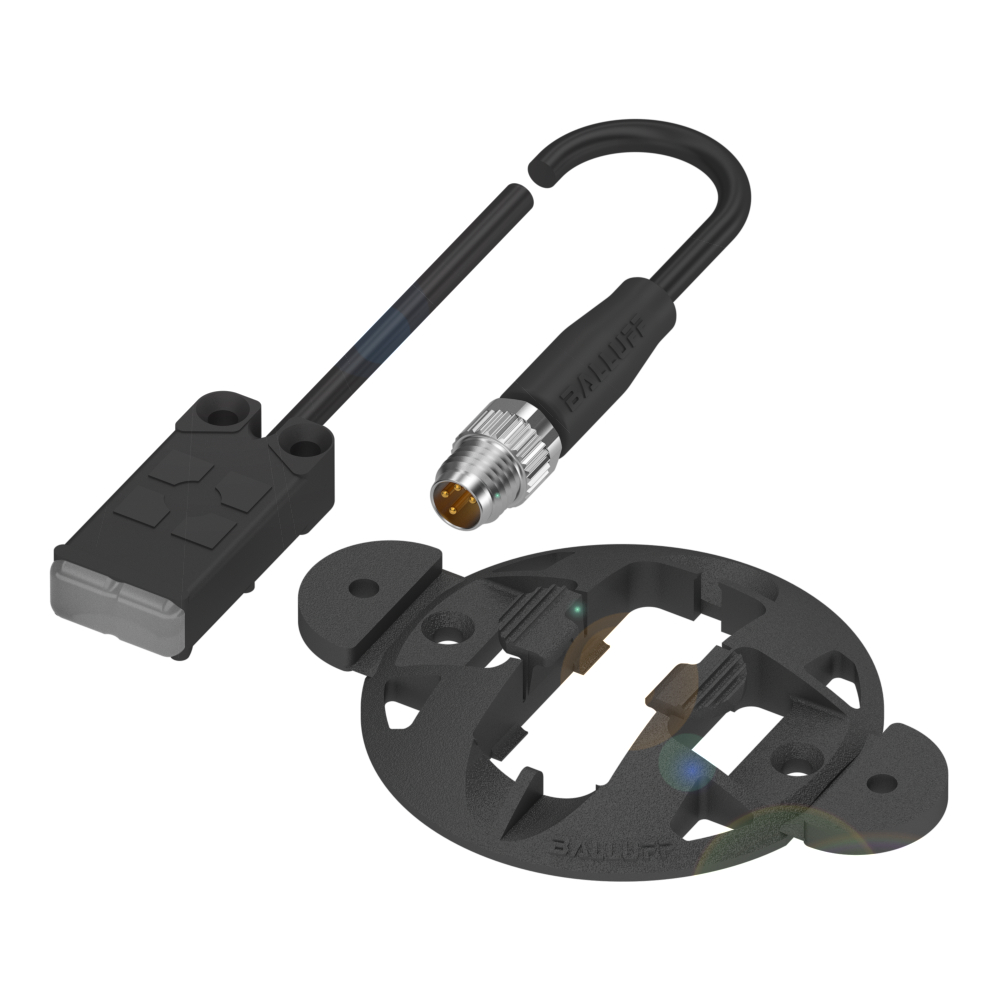 BCS R08RRE-PSMFHC-EP00,3-GS75 R08, Capacitive sensor, Block style, Cable with connector, Normally op