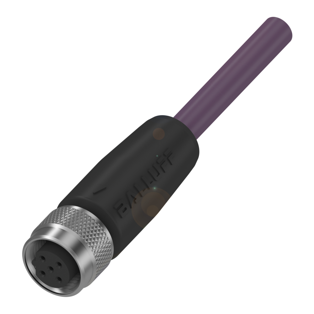 BCC M415-0000-1B-031-PS72N1-100 Single-Ended Cordsets, Connector 01, style=M12x1, Cable jacket, material=PUR, Cable length L=10.00 m