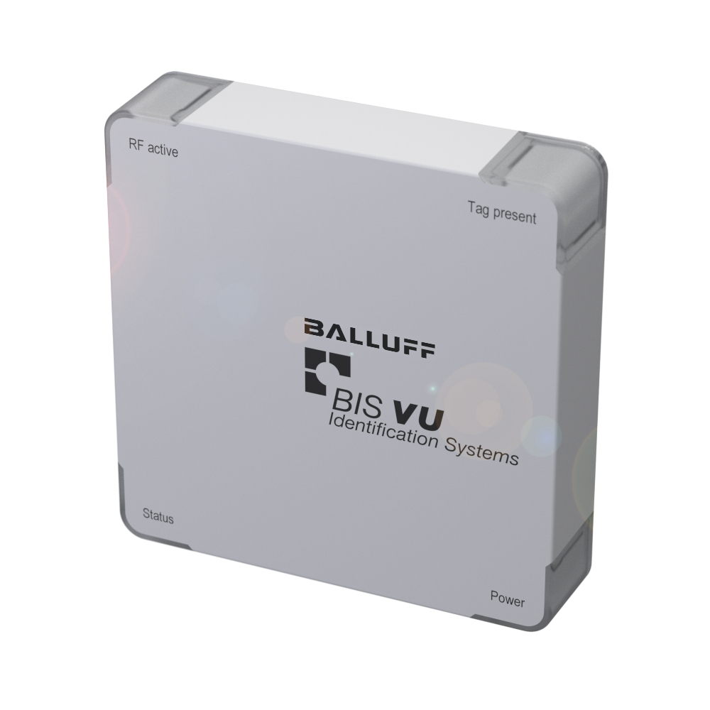 BIS VU-320-C1-S4 Read/write head, Interface 01=RS485, Antenna type=Patch, Length=130.00 mm, Width=130.00 mm, Height=50.50 mm, Housing material primary