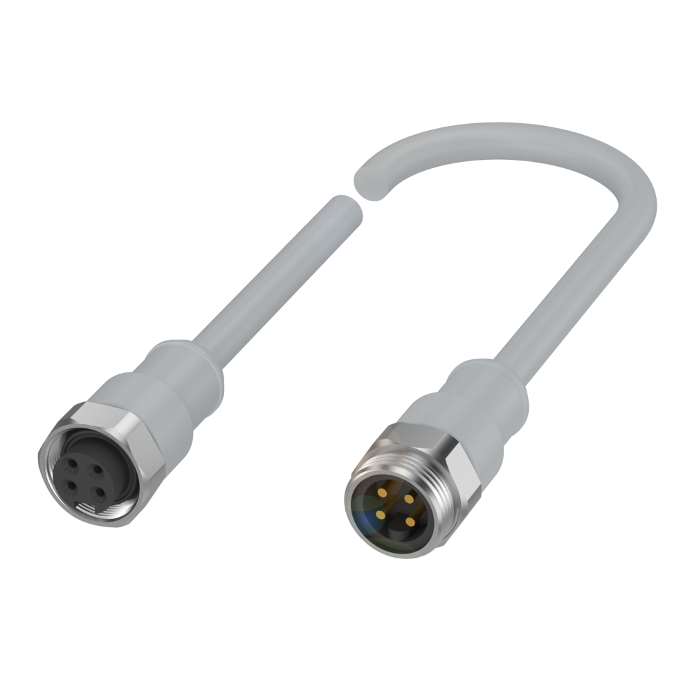 BCC C3B4-C3B4-30-304-YX84A5-050-C009 Double-Ended Cordsets, Connector 01, style=7/8", Connector 02,