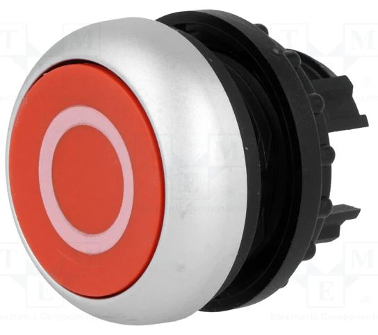 PUSH-BUTTON,FLUSH,RED,STAY-PUT