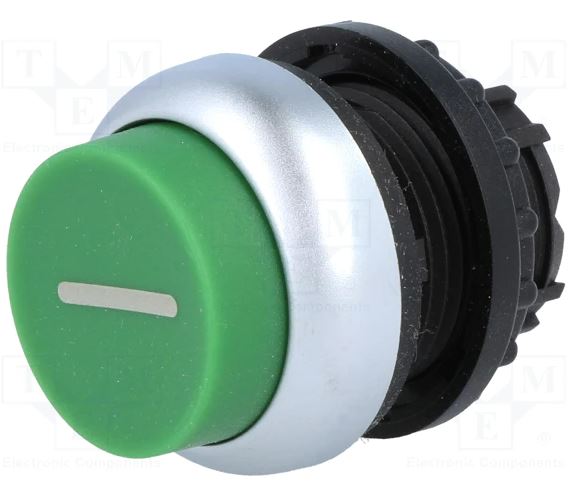 PUSH-BUTTON CONICAL GREEN STAY-PUT