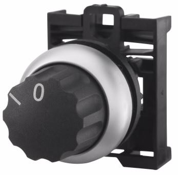 NON-ILL 2-POS MOM SEL SWTCH ROT-HD SIL-BZL