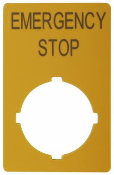 Image E-STOP LEGEND PLATE