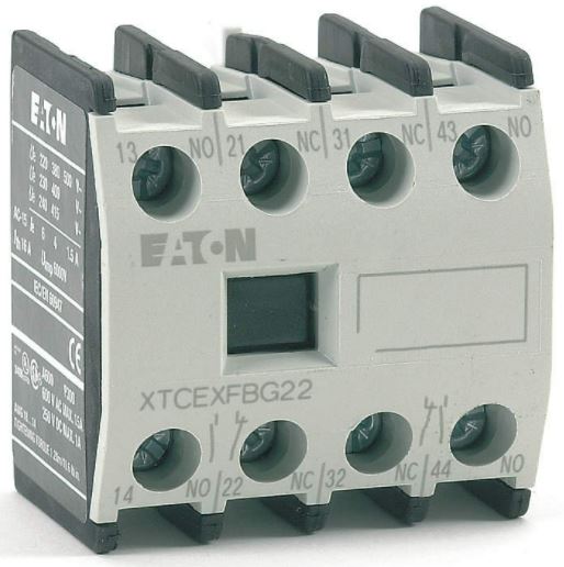 Image CONTACTOR ACCESSORY FRONT AUX SEQ A FRAME B-C 1NO1NC