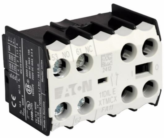 Image MINI CONT. ACC. FRONT AUX. SEQ A FRAME A 1NO3NC PACK OF 5