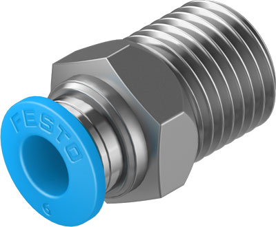 QS-1/4-6-100 / Push-in fitting QS-1/4-6-100