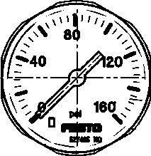 MA-27-160-M5-PSI / Pressure gauge  MA-27-160-M5-PSI