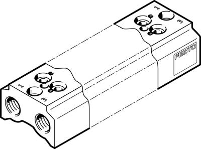 CPE14-3/2-PRS-3/8-2-NPT / Manifold block
