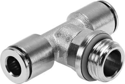 NPQH-T-M5-Q6-P10 / Push-in t-fitt. NPQH-T-M5-Q6-P10