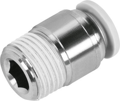 QB-1/4-1/4-I-U / Push-in fitting QB-1/4-1/4-I-U