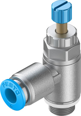 Image GRLA-1/8-QS-6-RS-D / 1-way contr.val GRLA-1/8-QS-6-RS-D