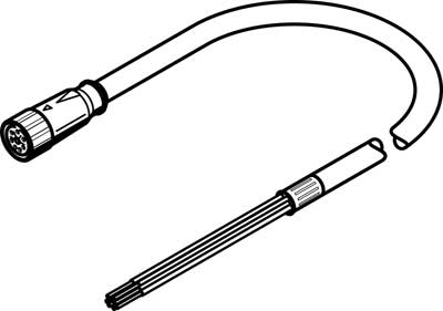 NEBM-M23G6-E-5-N-LE7 / Motor cable     NEBM-M23G6-E-5-N-LE7