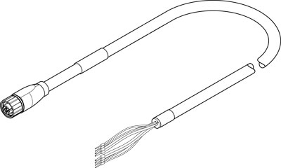 NEBM-M16G8-E-10-Q7-LE8-1 Motor cable