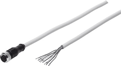 SIM-M12-8GD-2-PU / Plug s. w cable SIM-M12-8GD-2-PU