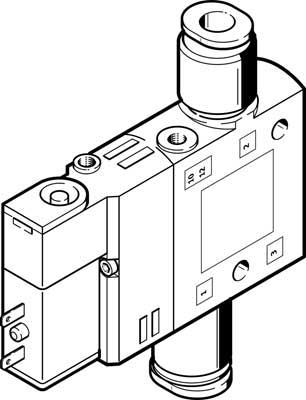 CPE14-M1BH-3OL-QS-6 / Solenoid valve  CPE14-M1BH-3OL-QS-6