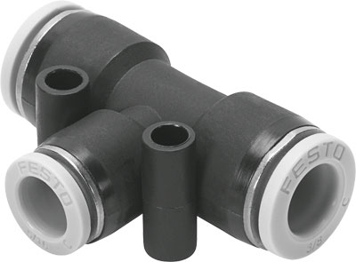 Image QBT-3/8T-1/4-U / Push-in t-conn. QBT-3/8T-1/4-U