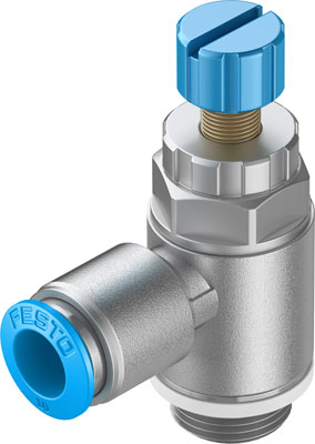 Image GRLA-3/8-QS-10-RS-D / 1-way contr.val GRLA-3/8-QS-10-RS-D